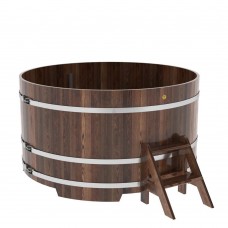 Купель круглая BentWood D=1,80 лиственница мореная премиум