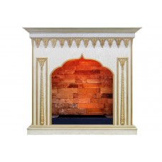 Портал Dimplex Abu-Dabi - Белый дуб, патина золото