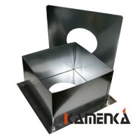 Потолочно-проходной узел EcoFlue диаметр 150 квадрат нерж+оцинк