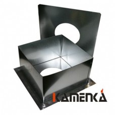 Потолочно-проходной узел EcoFlue диаметр 115 квадрат нерж+оцинк
