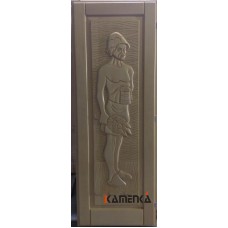 Дверь кавказская липа с петлями Мужчина