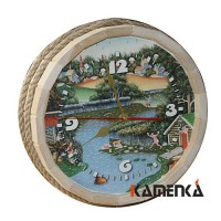 Часы Бочка В баньке дуб