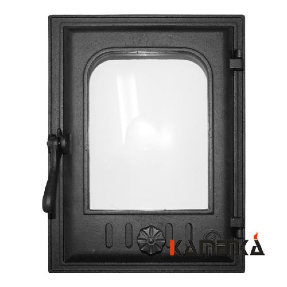 Дверца топочная стекло FireWay 250х350мм К403